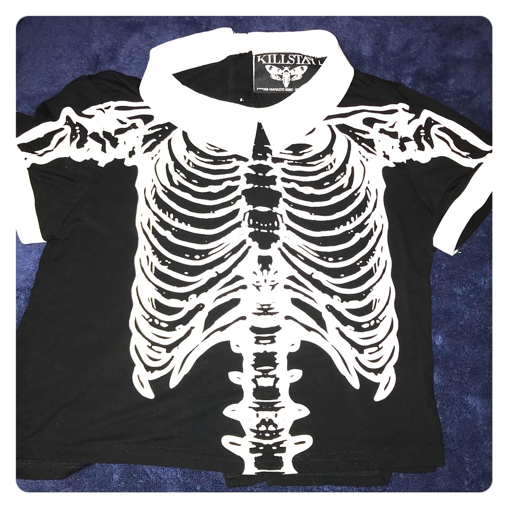 Killstar Morgue Mistress Crop Top
